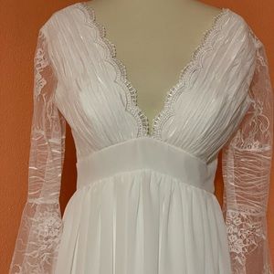 NWT Bohemian Lace Wedding Dress